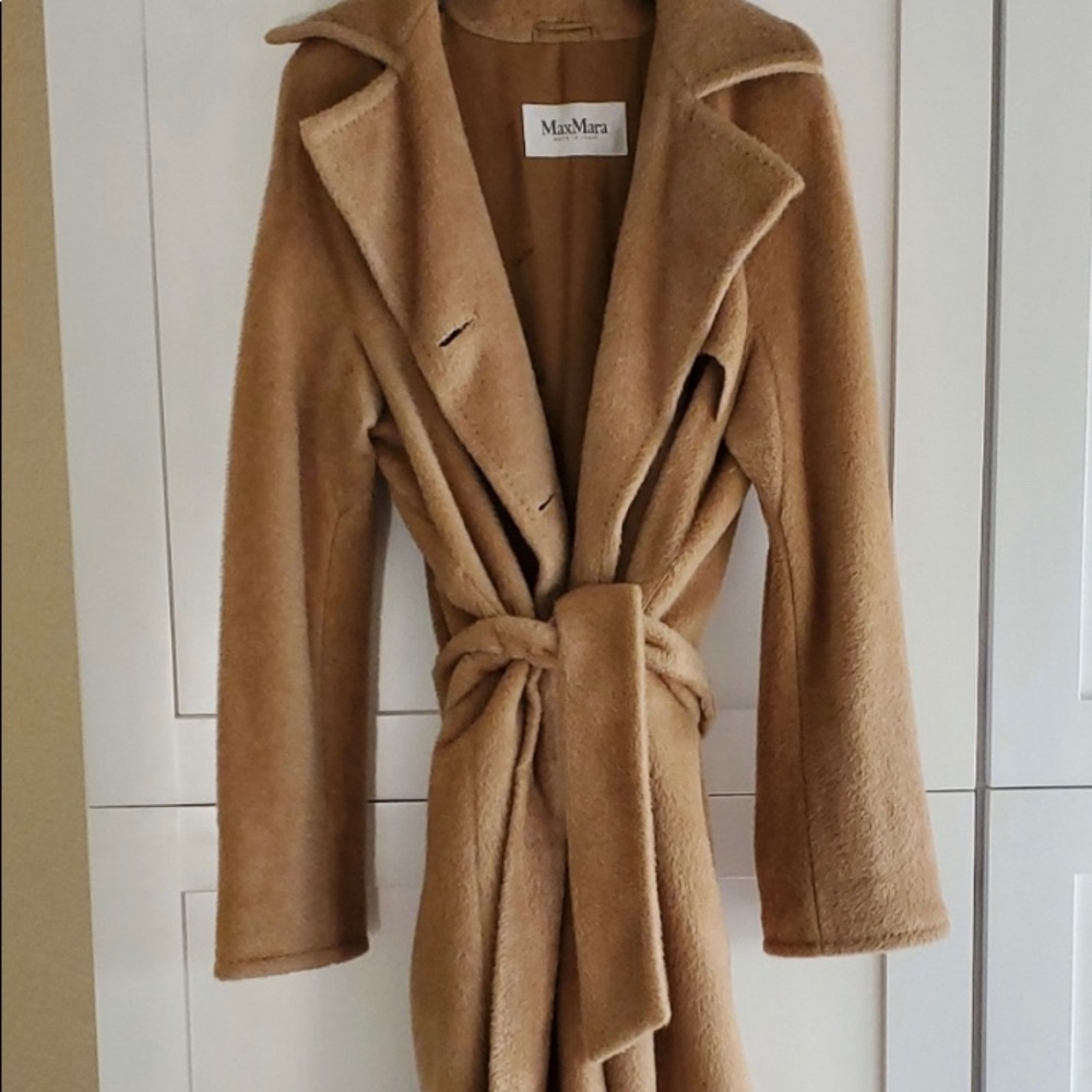 🚫⛔️SOLD⛔️🚫MaxMara Alpaca Wool icon coat Size 12 - Picture 7 of 14
